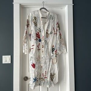 Zara swim cover up large